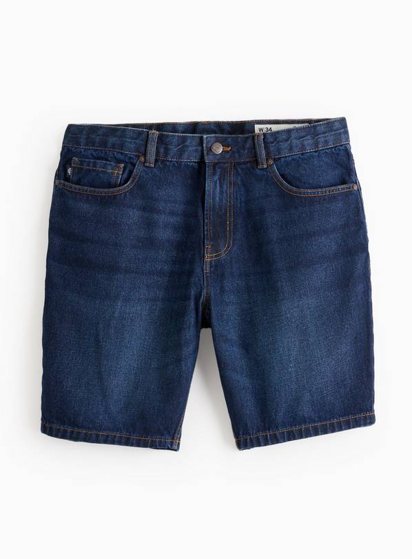 UNION WORKS Dark Washed Denim Shorts 36